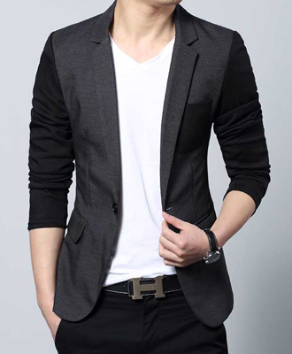 Slim Denim Blazer