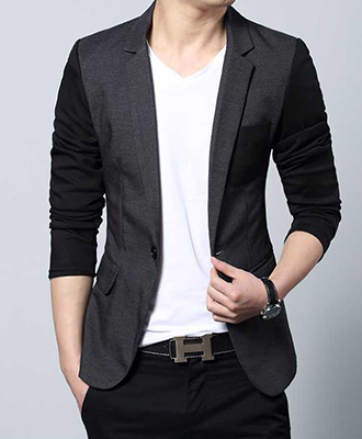 Slim Denim Blazer